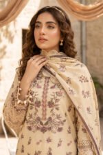 Desert Sand 3 Piece Unstitched Premium Printed Lawn - Image 3