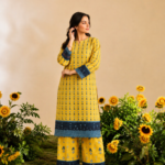 Goldenrod Yellow Printed Ready-to-Wear 2-Piece Co-Ord Set