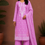 Fuchsia Bloom – Vibrant Magenta Embroidered Chunri Collection
